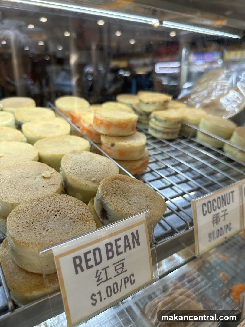 Red Bean and Coconut Cakes