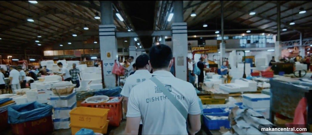 Busy Fish Market