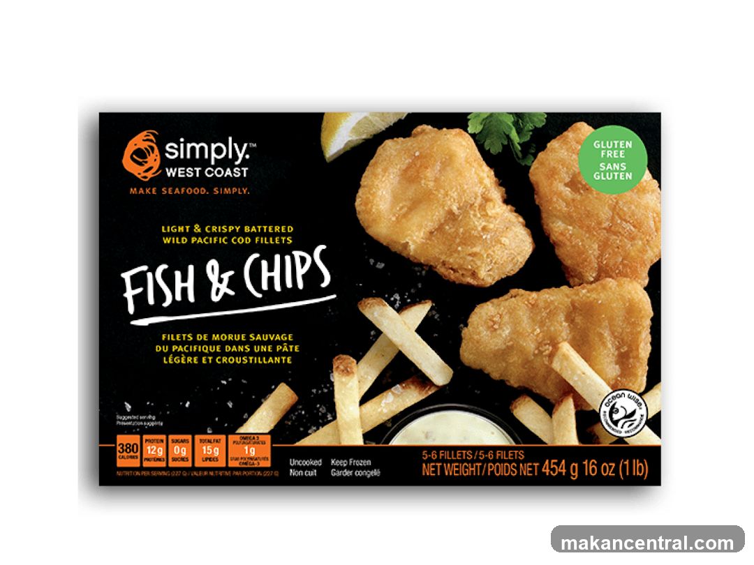 Simply West Coast Fish & Chips Packaging