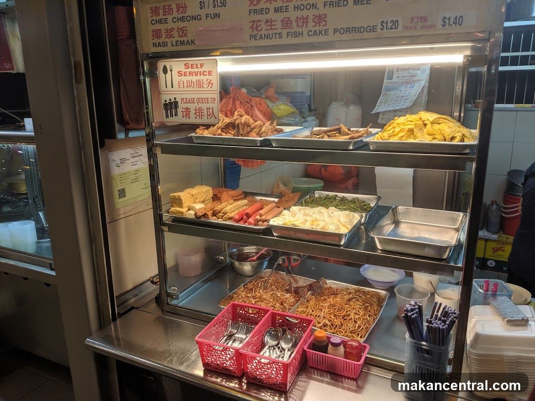 Food stall interior