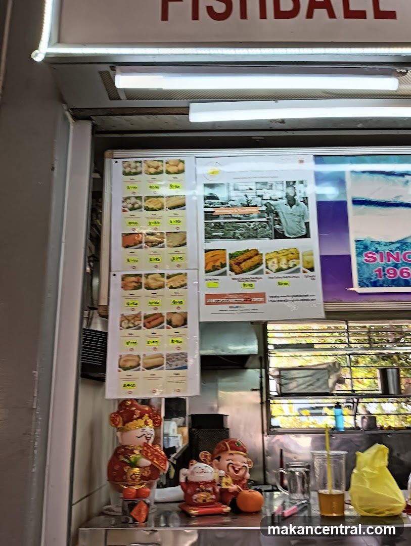 Fishball stall interior