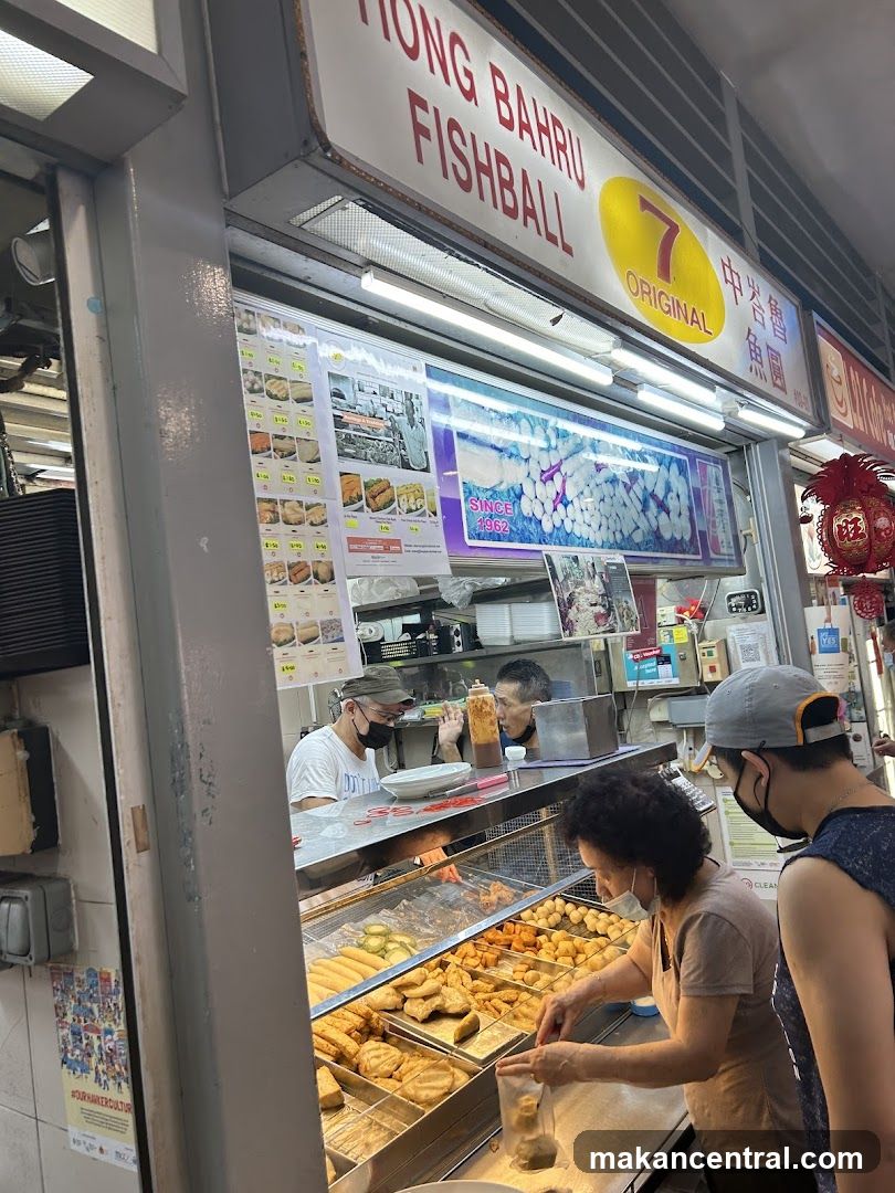 Hong Bahru Fishball stall interior