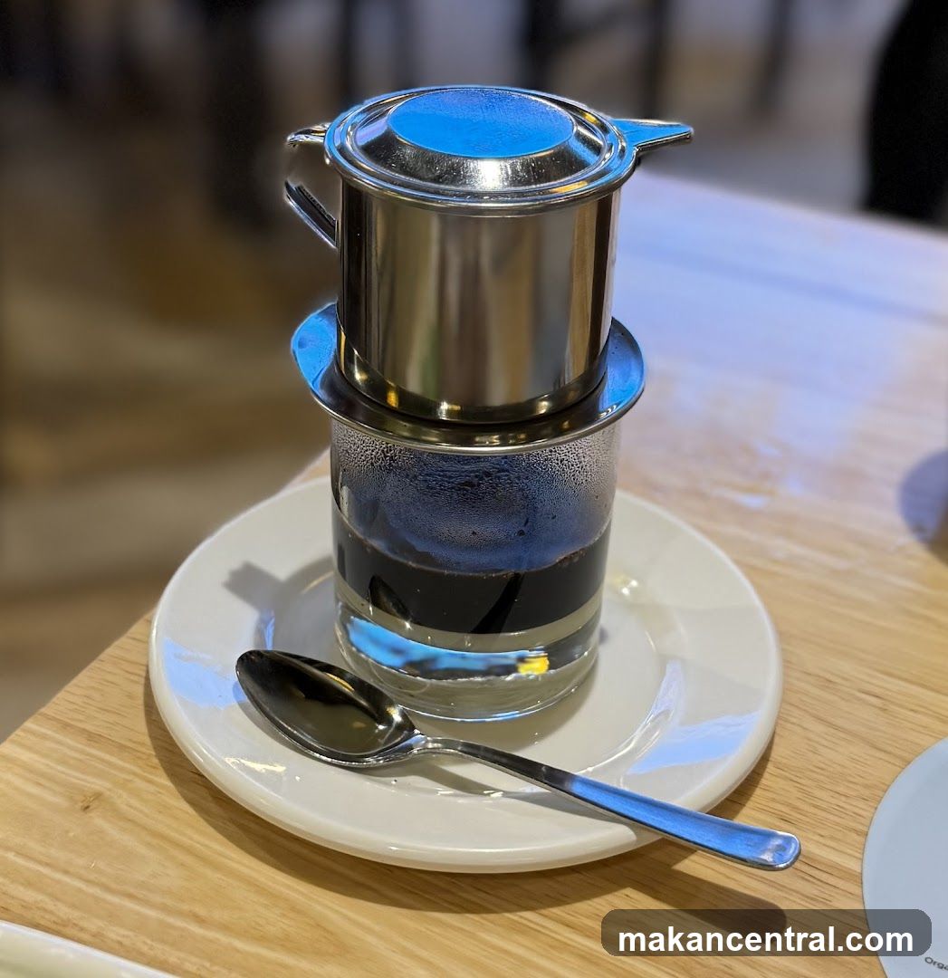 Coffee served in Vietnamese style