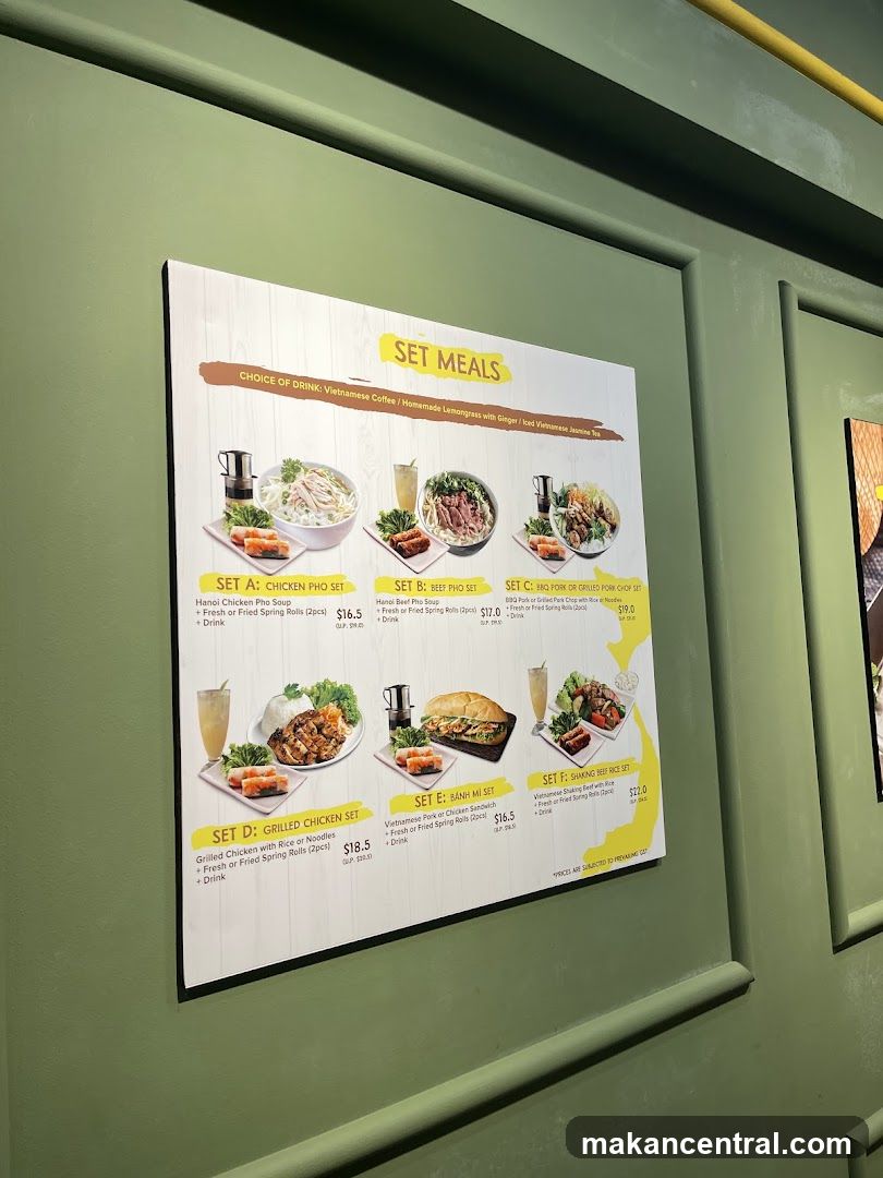 Set Meals Menu
