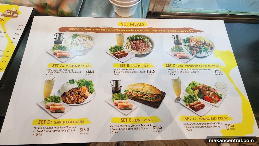 Set Meals Menu