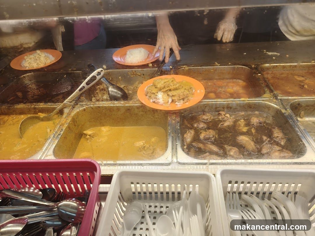 Food stall interior