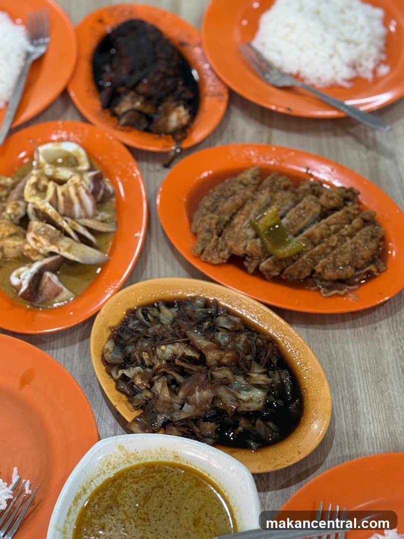 Food Spread on Table