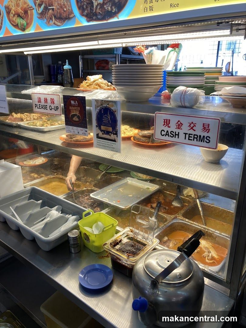 Food stall interior