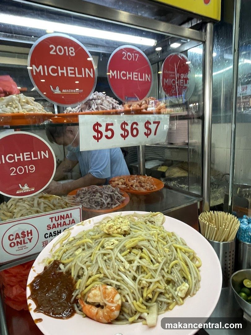 Food stall interior