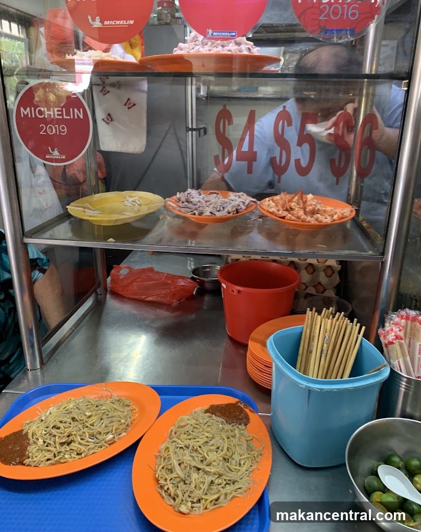Food stall interior