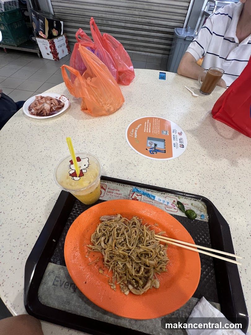 Food and drink at a hawker center