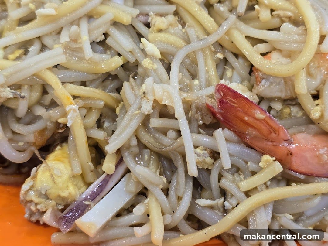 Close-up of Stir-Fried Noodles