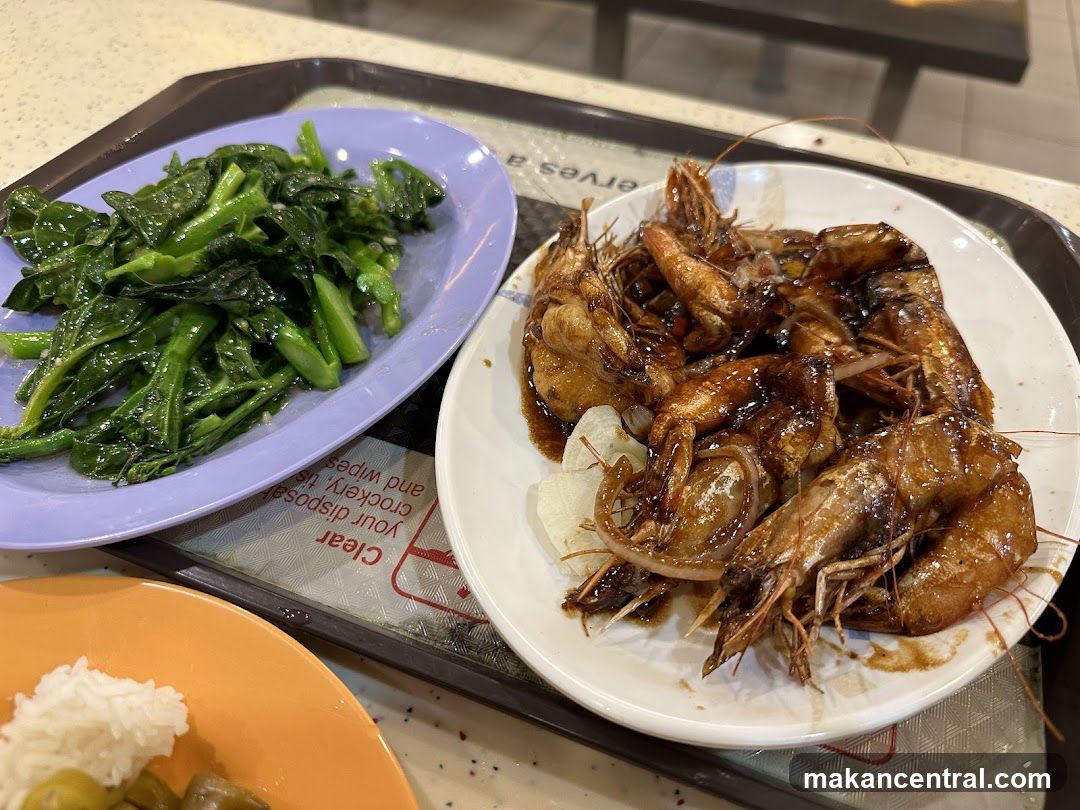 Food on tray