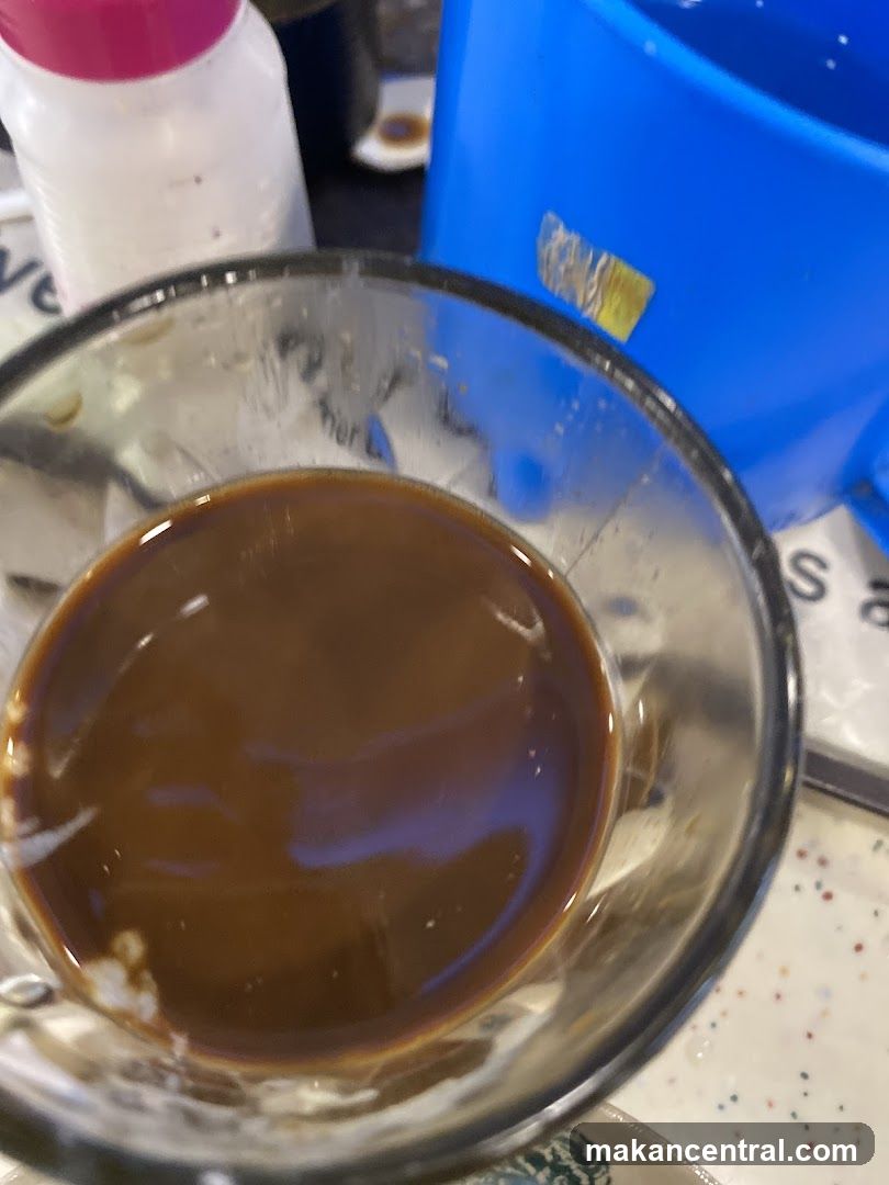 Tabletop View of Beverage Glass