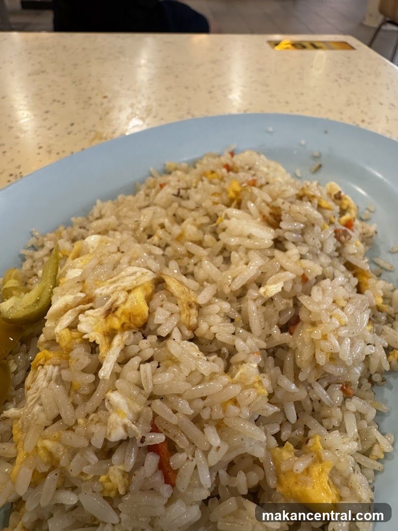 Fried Rice on Plate