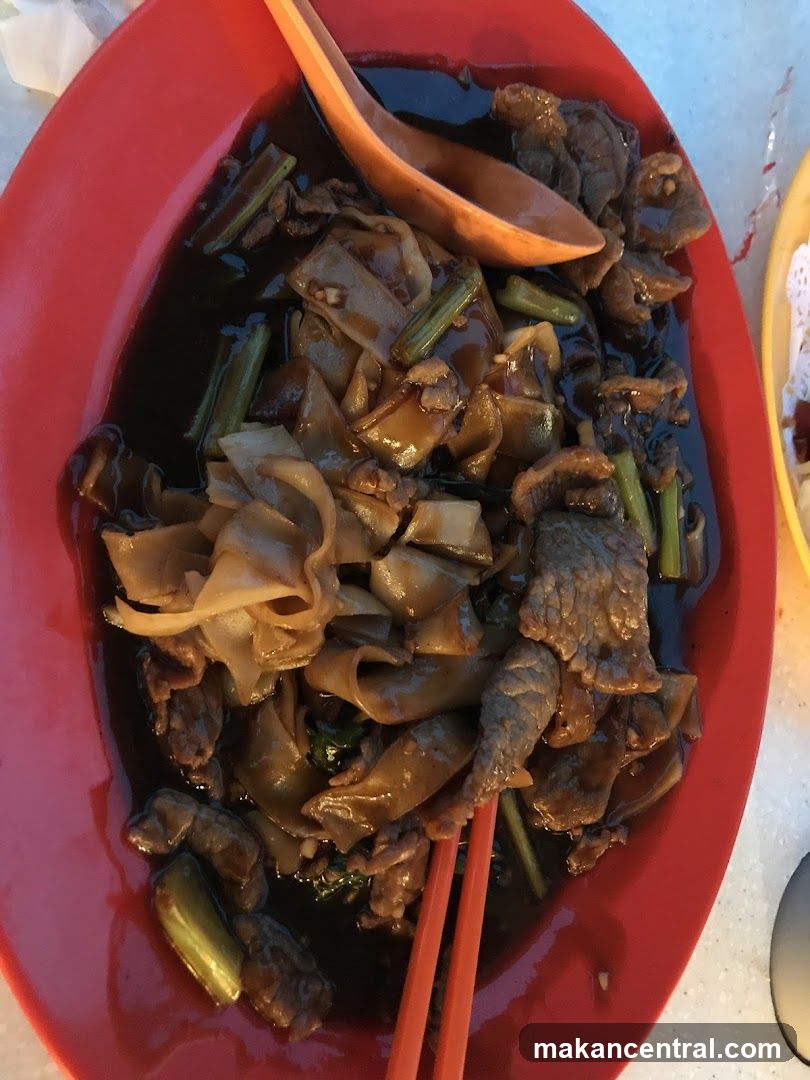 Food dish in red bowl