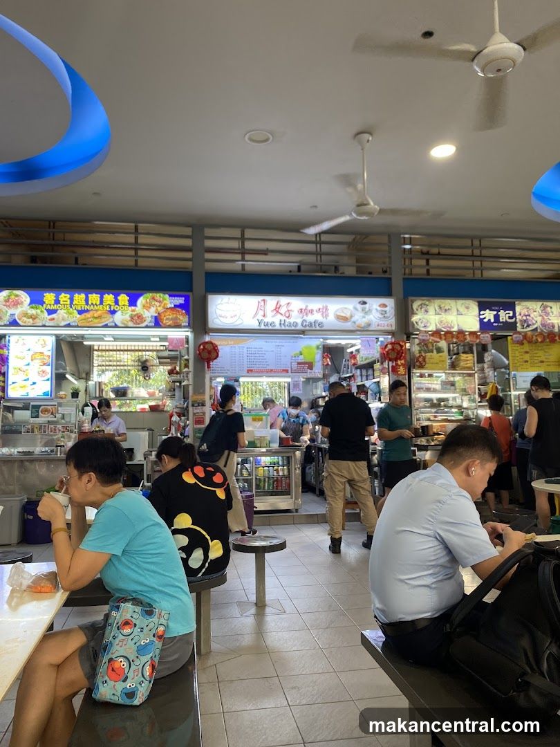 Interior of a hawker center