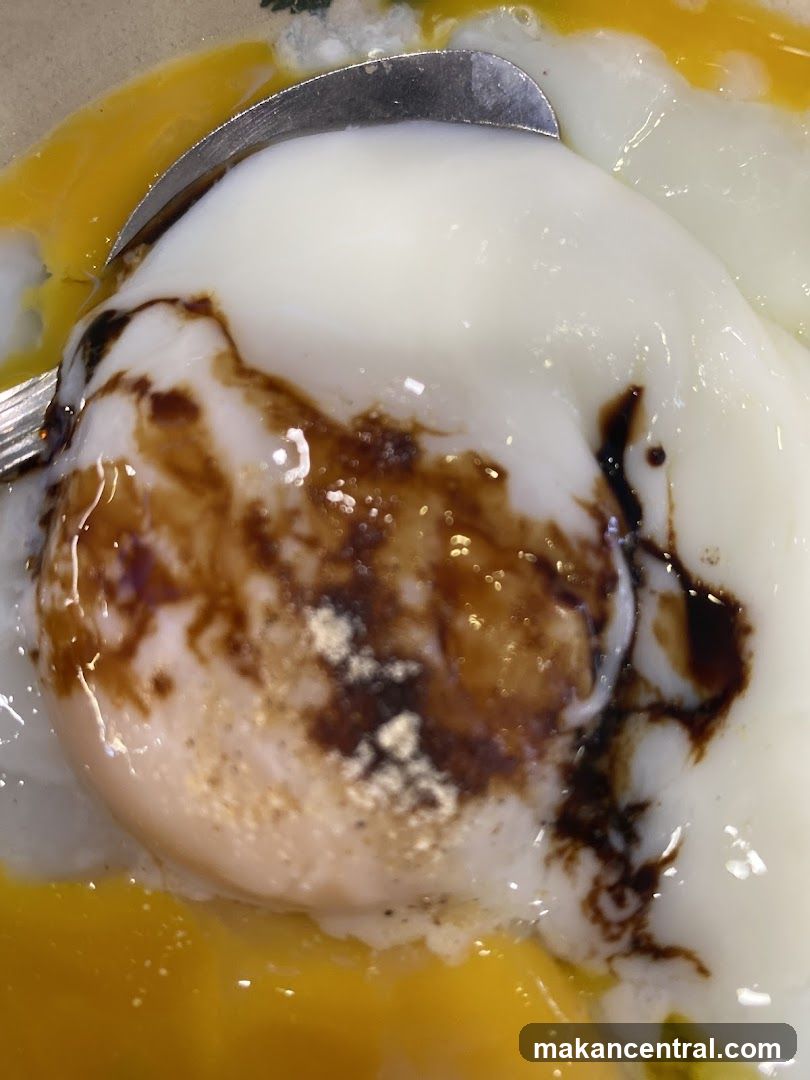 Egg dish with sauce