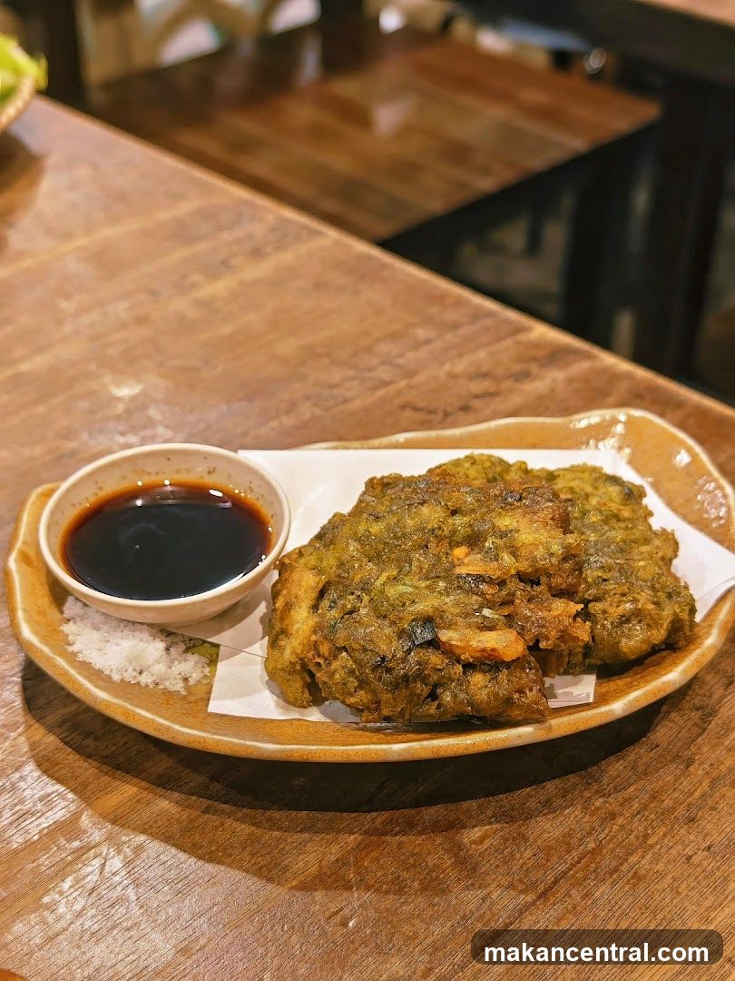 Food served on wooden table