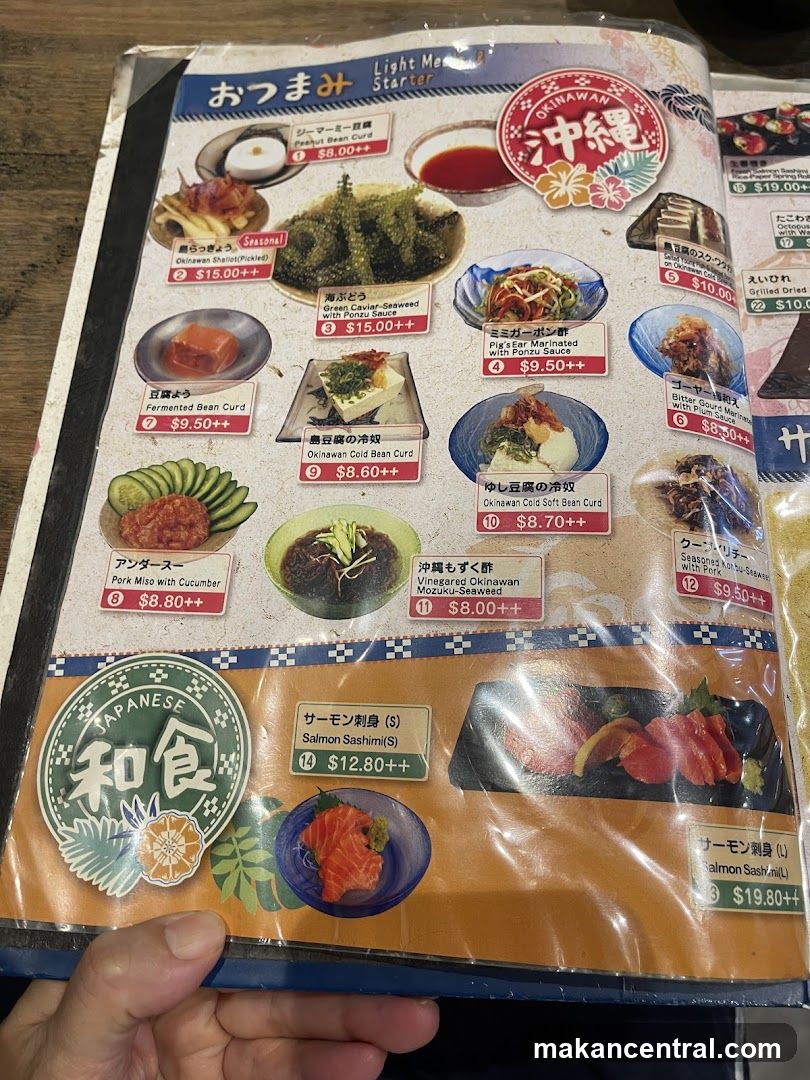 Ottama Starter Menu