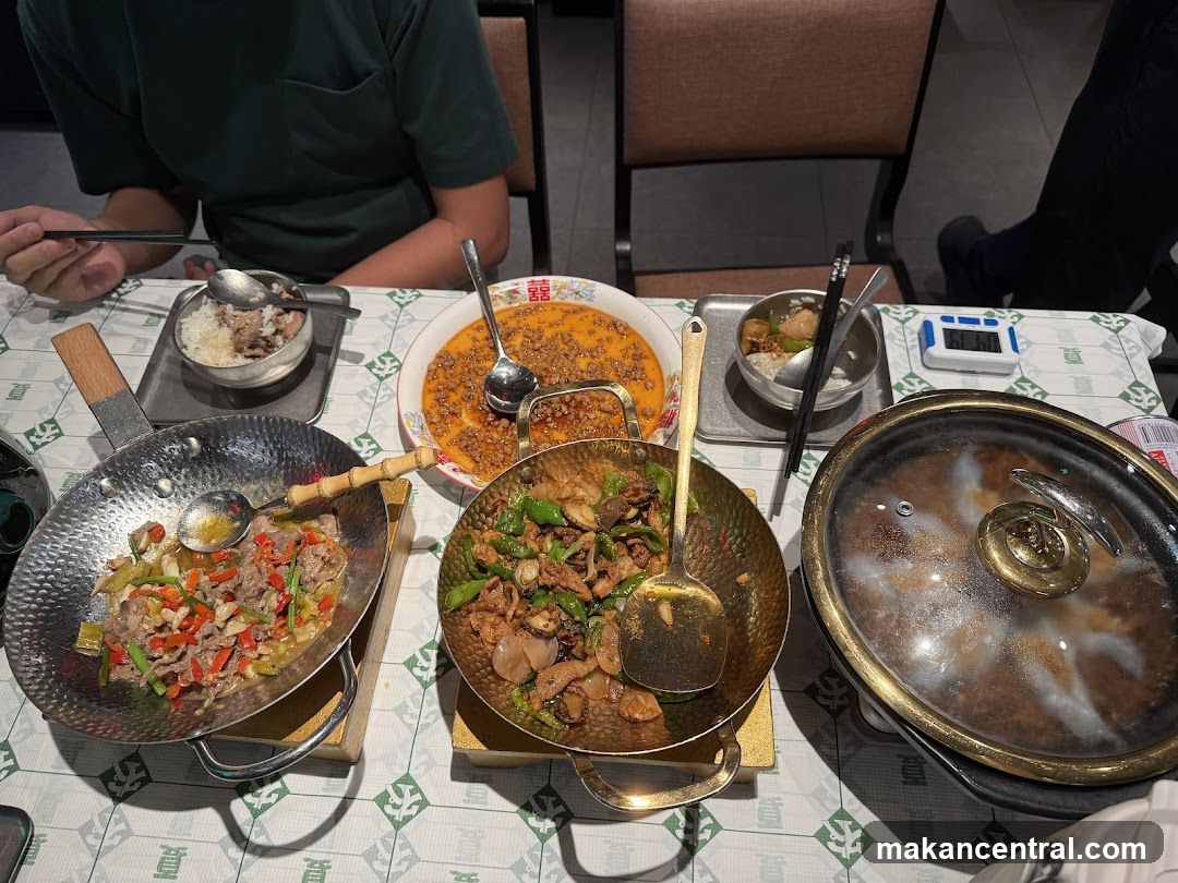 Dining Table with Chinese Cuisine