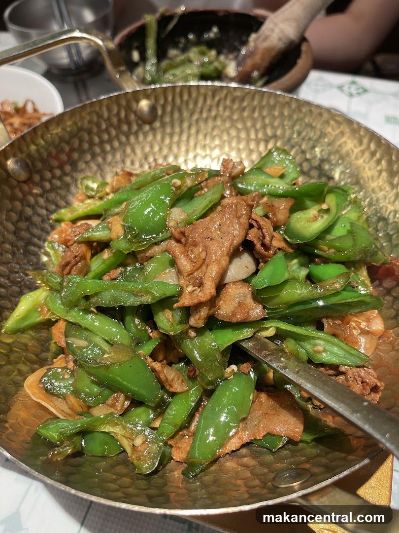 Food in a pan