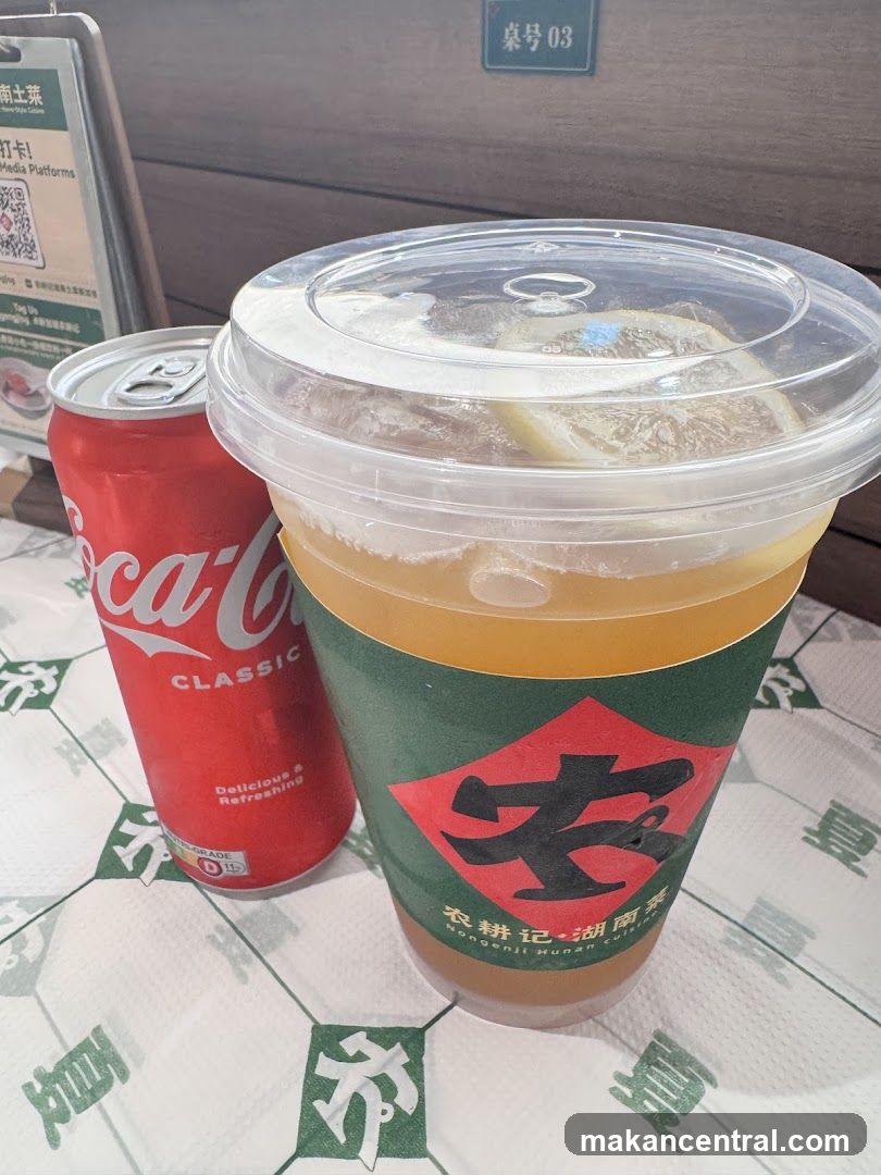 Tableside Beverage and Can