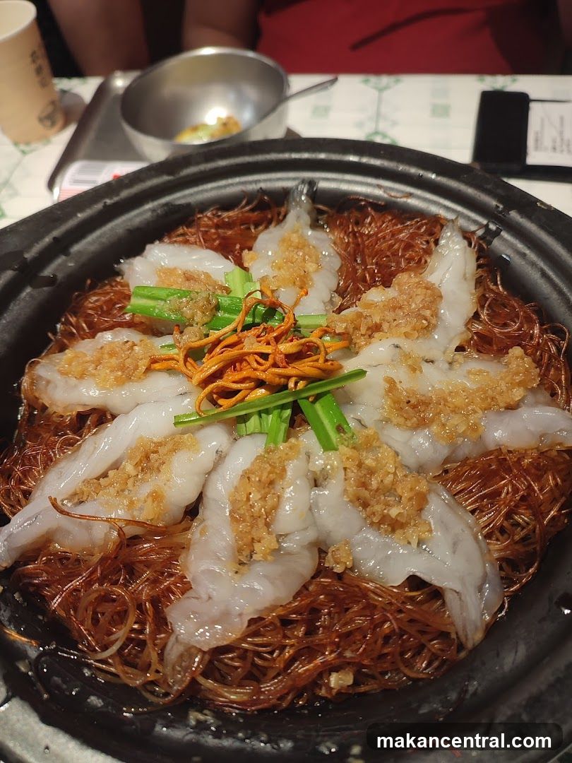 Food Dish in Restaurant Interior