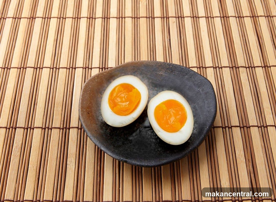 Sliced Eggs on a Plate