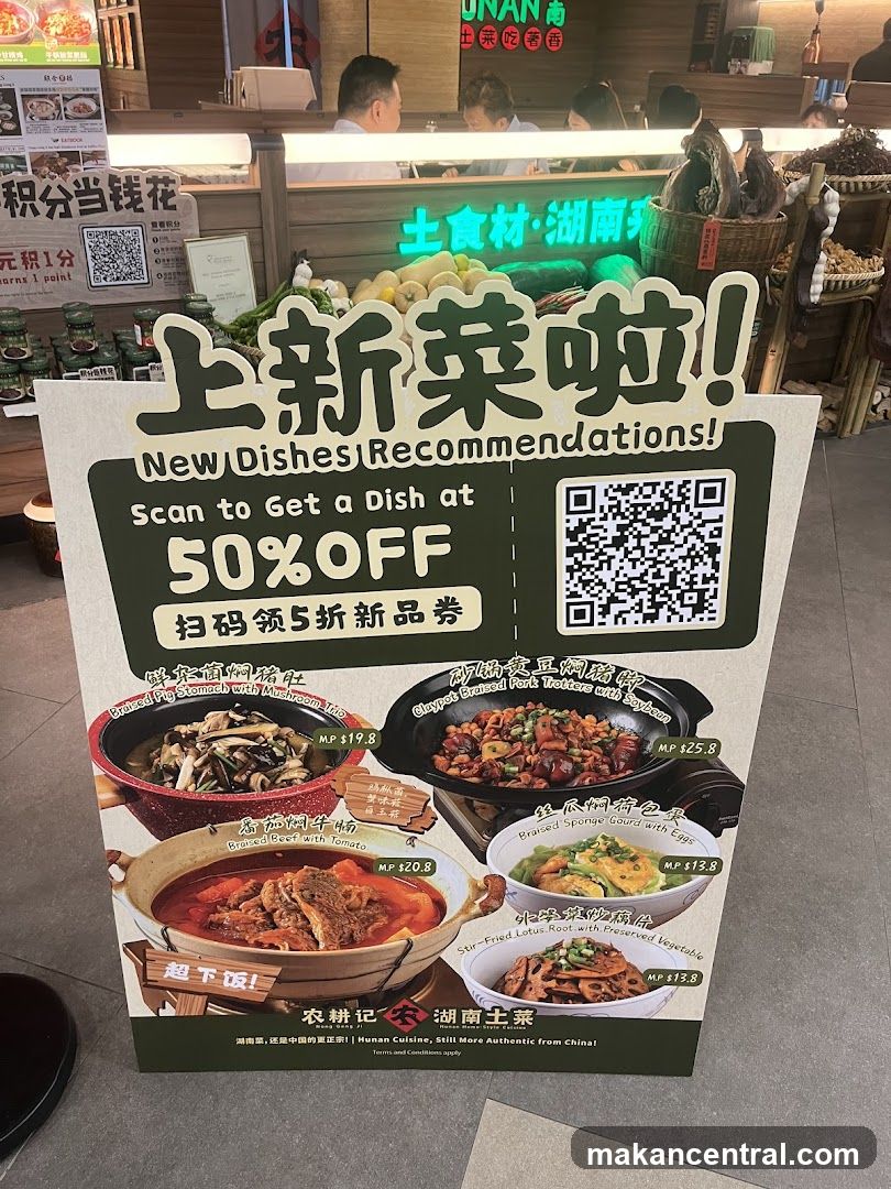 New Dishes Promotion Poster