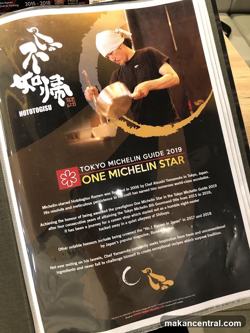 Hototogisu Michelin Star Announcement