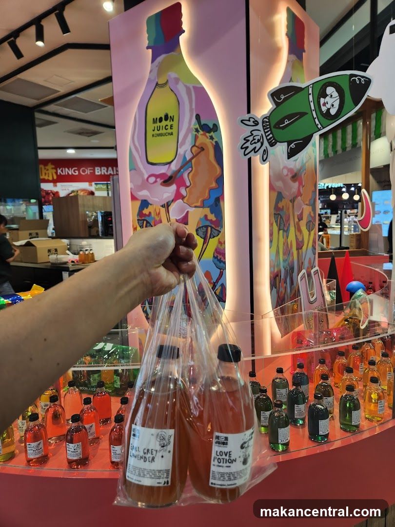Moon Juice Kombucha Display