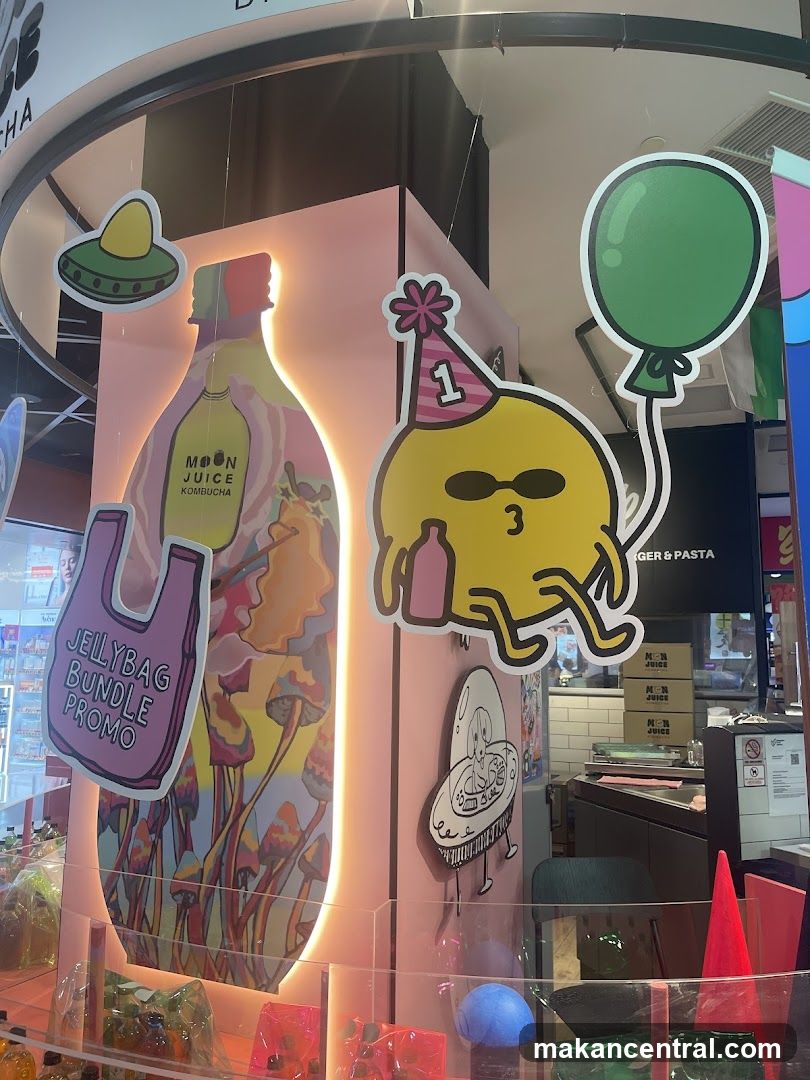 Storefront Display with Promotional Graphics