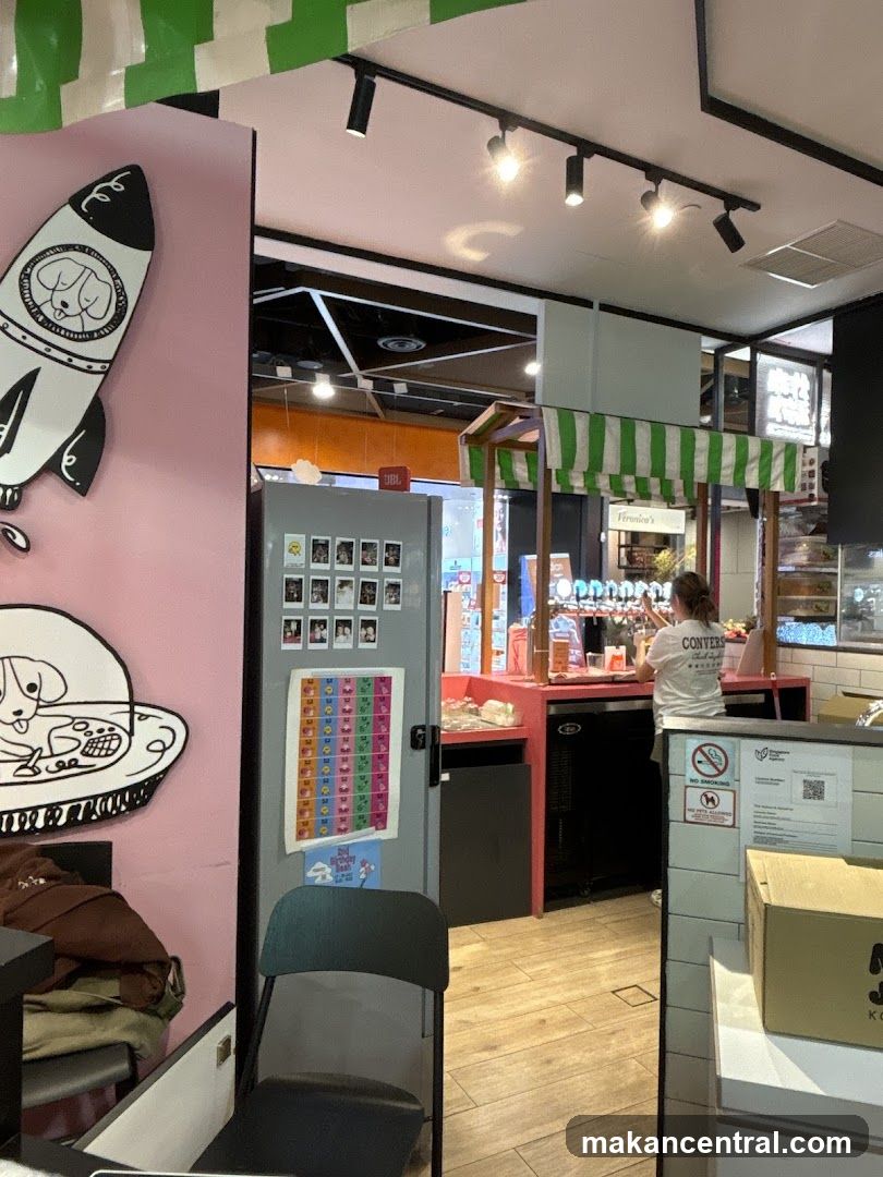 Interior of a casual eatery or café