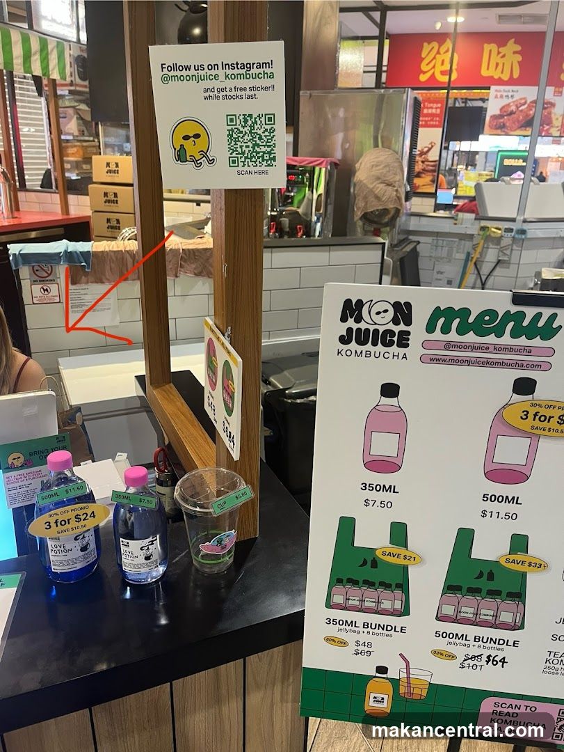 Moon Juice Kombucha Counter