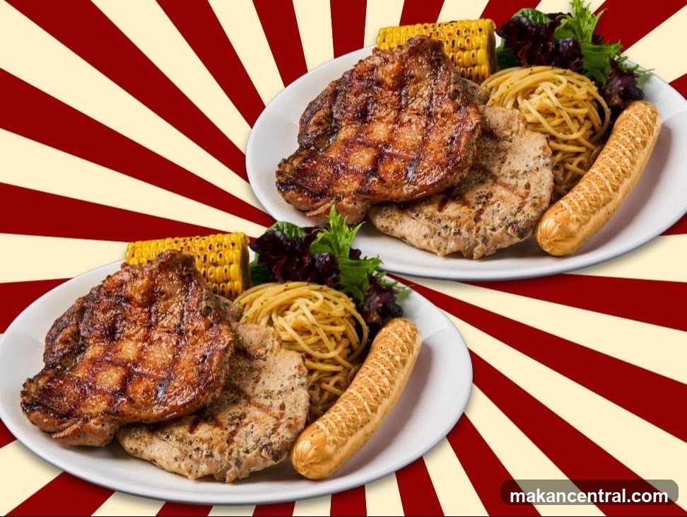 Grilled Meat Plate with Side Dishes
