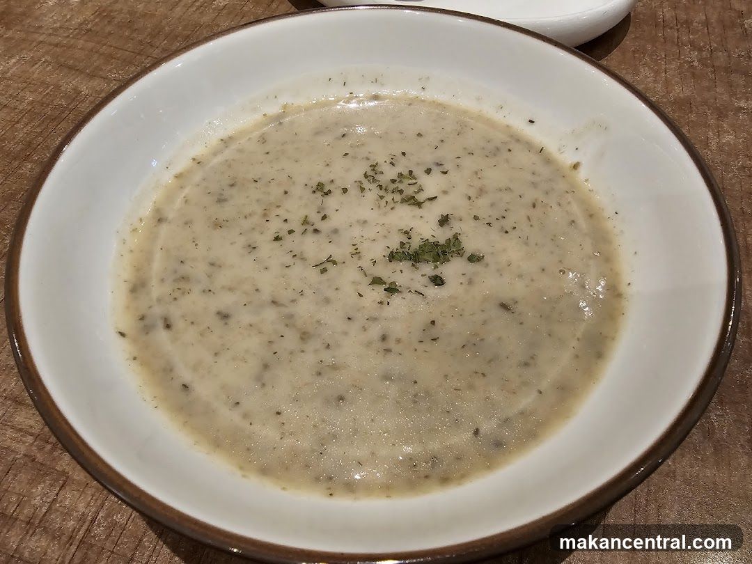 Mushroom Soup in Bowl