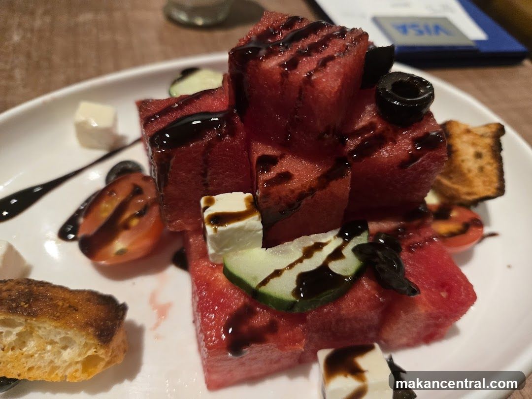 Watermelon Salad with Balsamic Drizzle