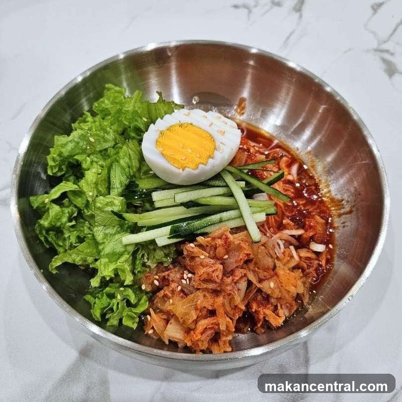 Bowl of Korean-style noodles