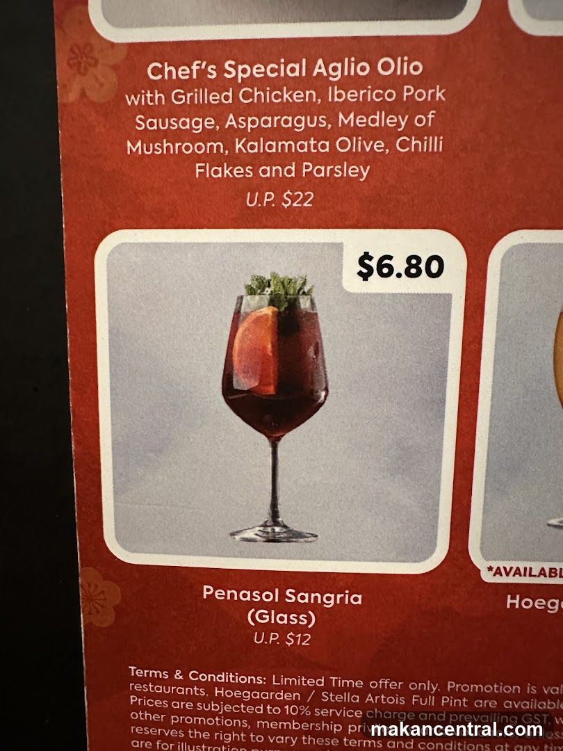 Penasol Sangria Menu Item
