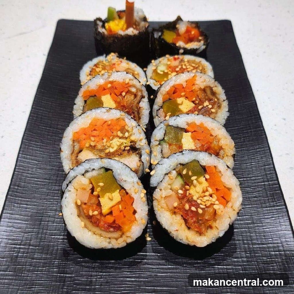 Korean-style sushi rolls