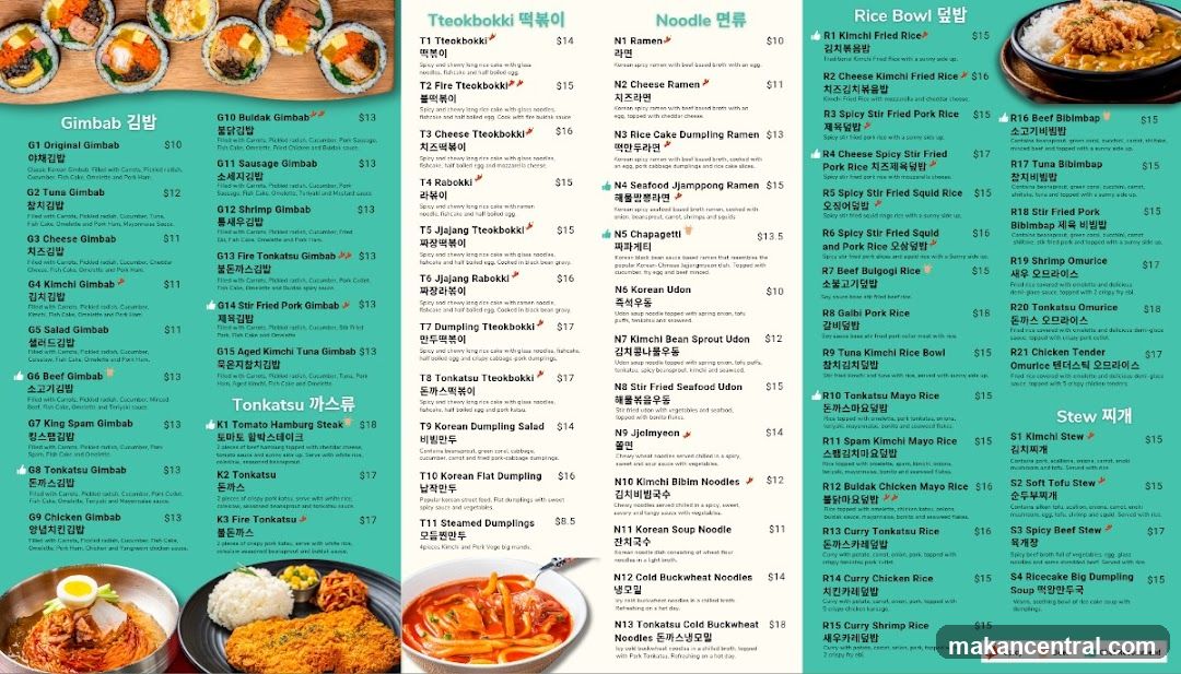 Restaurant Menu