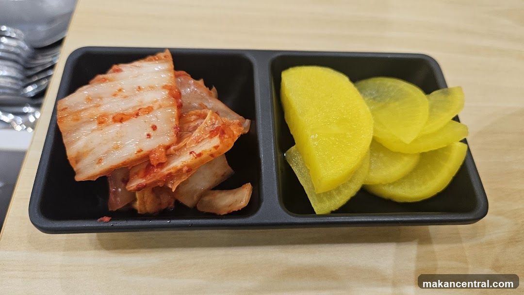 Food on a tray