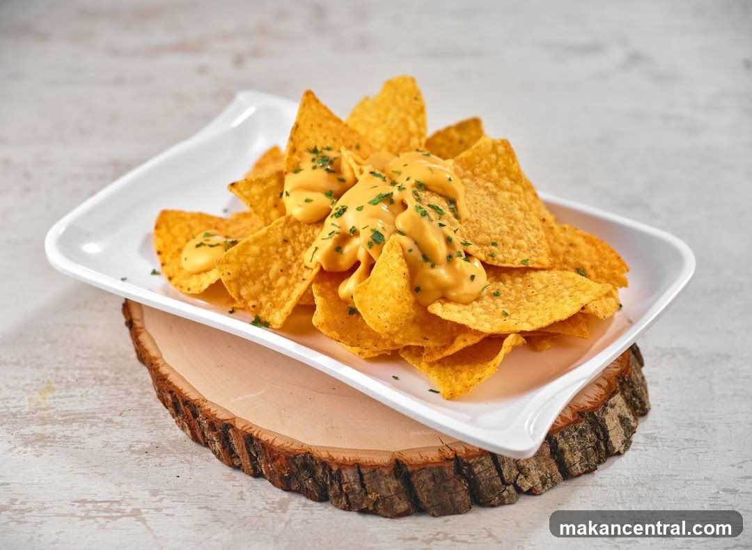 Nachos with Cheese Sauce