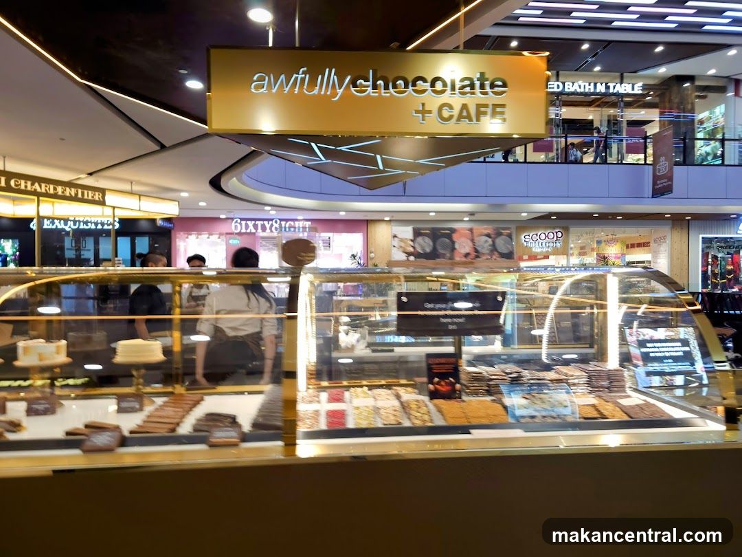 Awfully Chocolate + Cafe interior