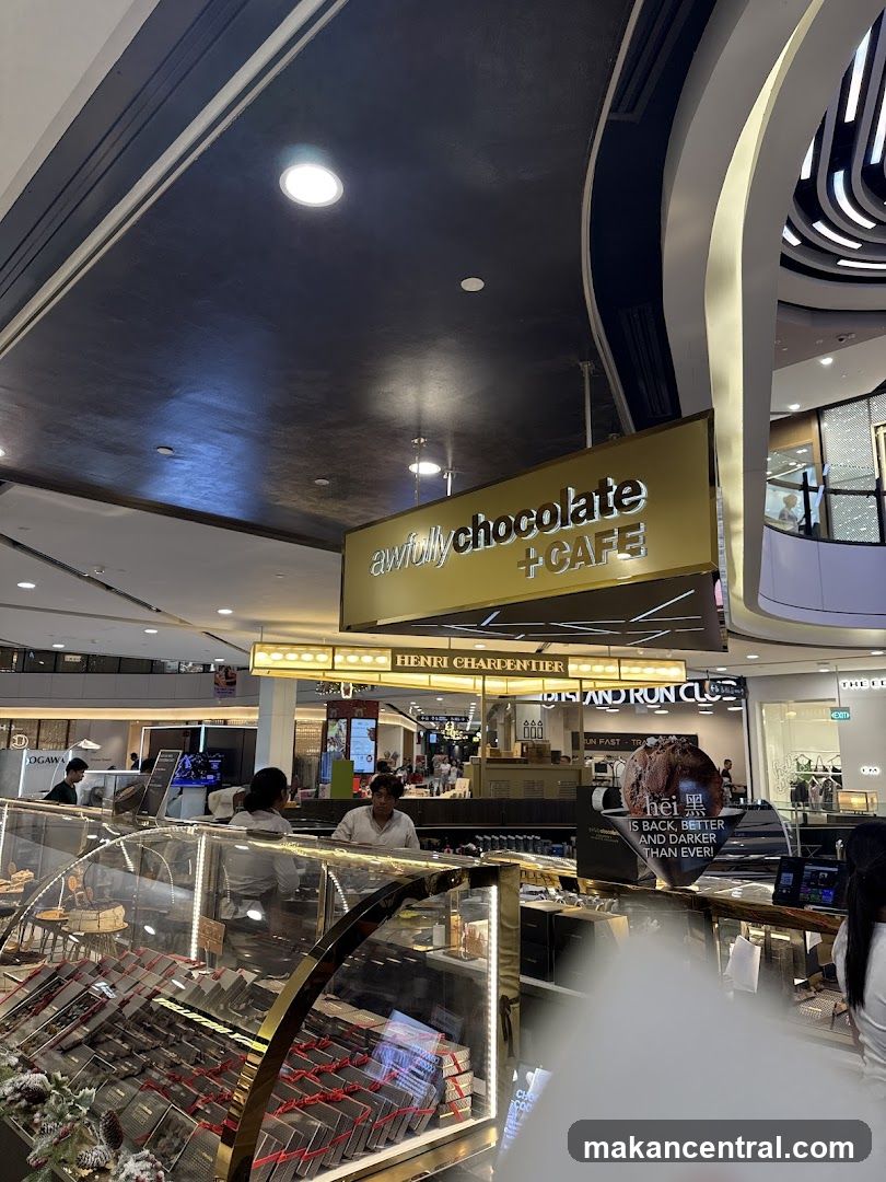 awfully chocolate + CAFE interior