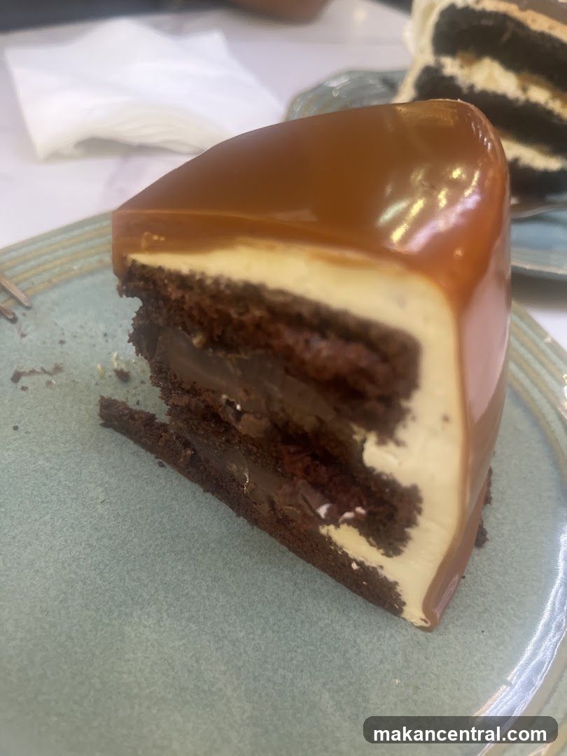 Chocolate Layer Cake Slice