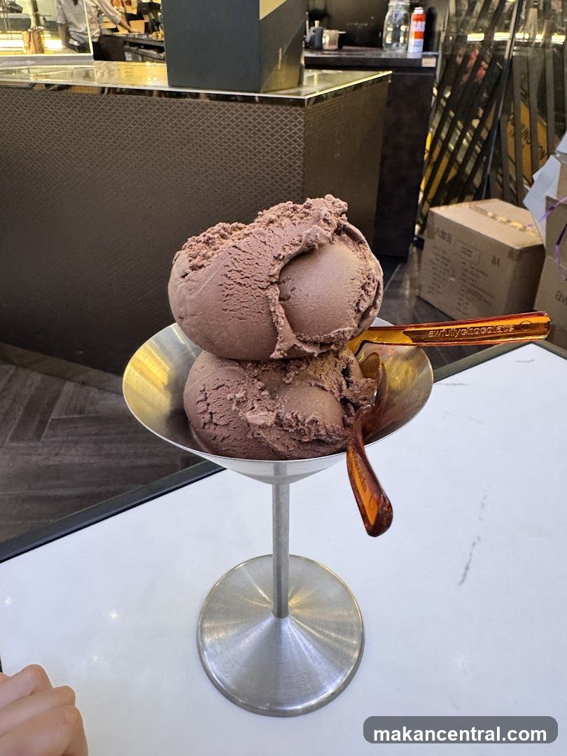 Ice Cream in a Glass Cup