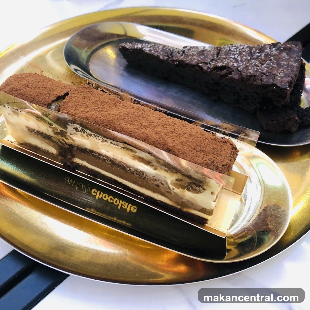 Chocolate Desserts on Display