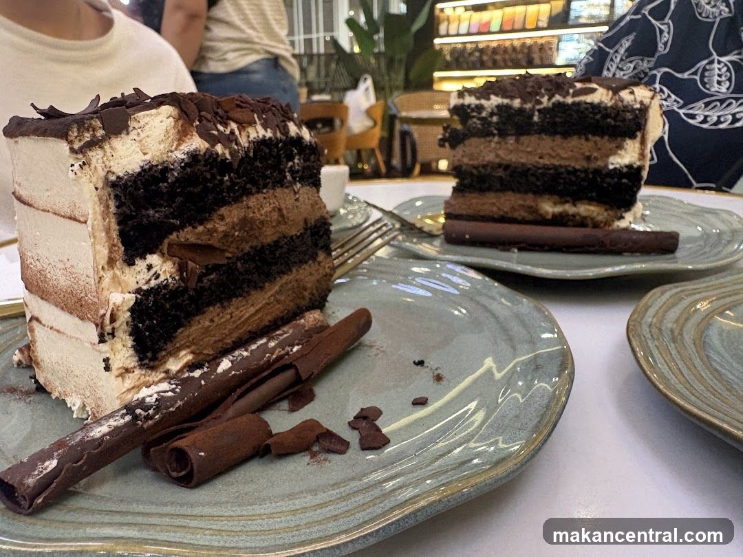 Chocolate Layer Cake at Café